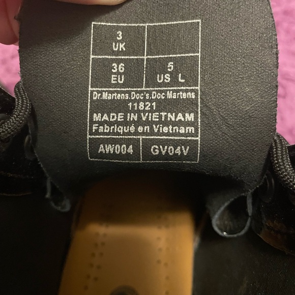 🖤Black Dr. Martens, shiny, Patton leather grunge boots, brand new condition! 💯 - Picture 6 of 8